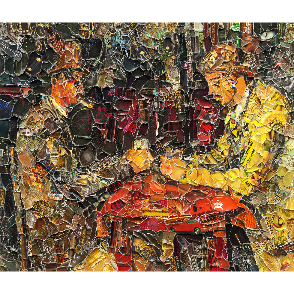 <a href="http://www.ueshima-collection.com/en/artist-list/43" style="color:inherit">VIK MUNIZ</a>:The Card Players, after Cezanne (Series from Pictures of Magazines 2)