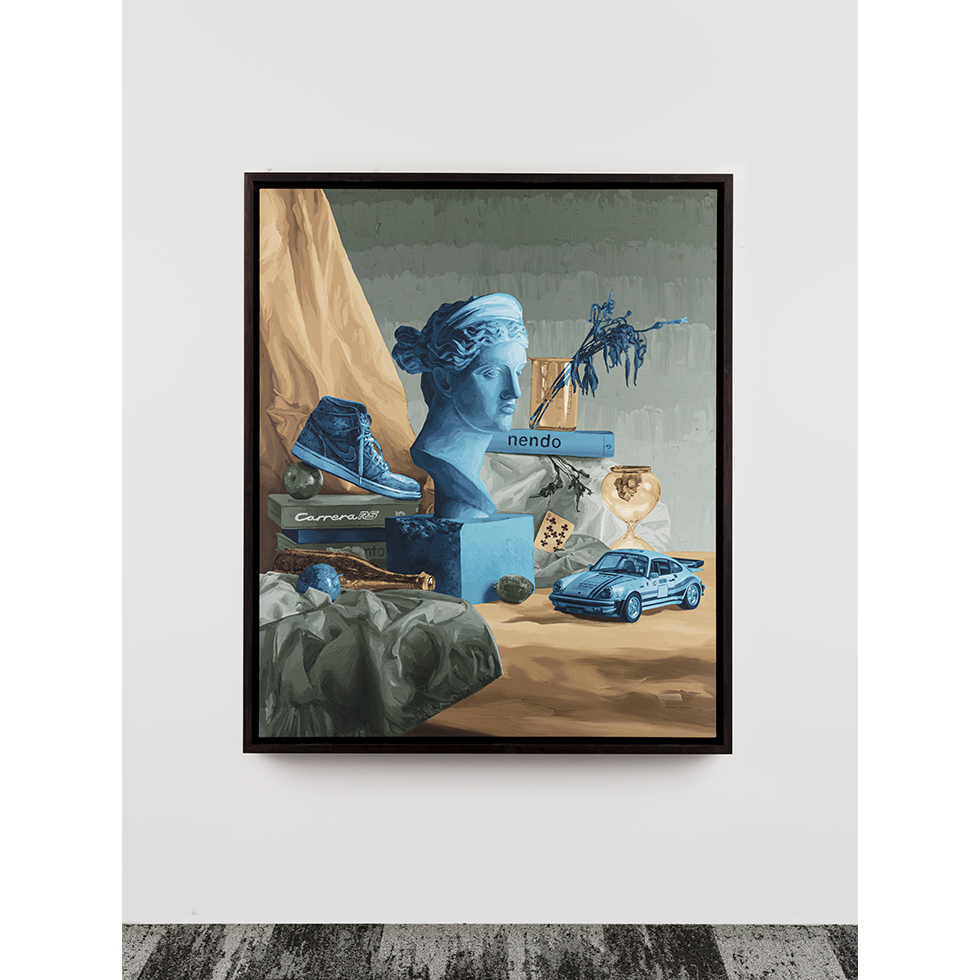 DANIEL ARSHAM:Still Life with Eroded Bust of Diana the Huntress, Sneaker and Porsche