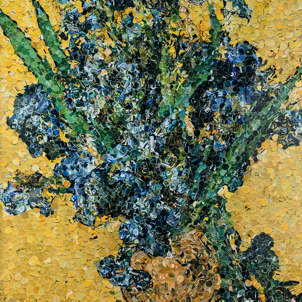 Irises, after Gogh (from Pictures of Magazines)