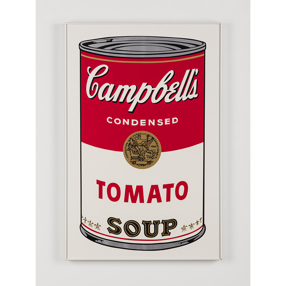 <a href="http://www.ueshima-collection.com/artist-list/106" style="color:inherit">ANDY WARHOL</a>:Campbell’s Soup I: Tomato
