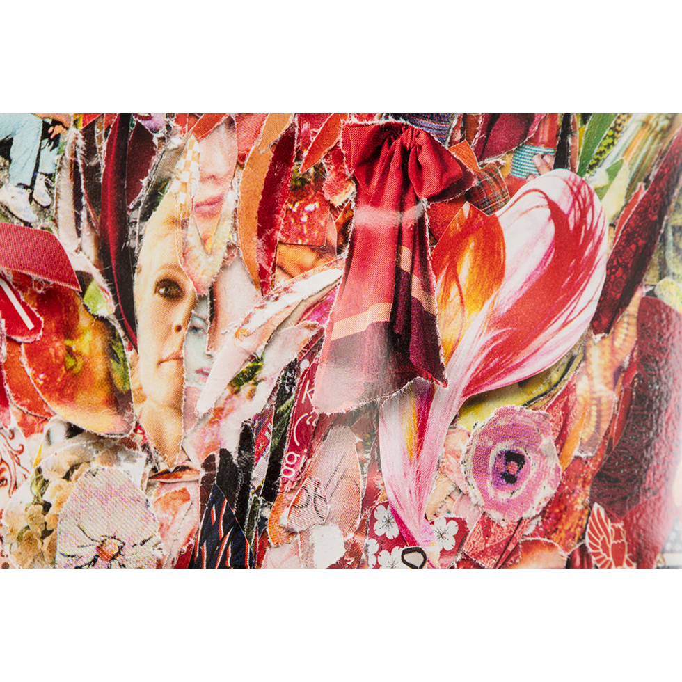 <a href="https://www.ueshima-collection.com/en/artist-list/43" style="color:inherit">VIK MUNIZ</a>:Flowers and Fruits, after Pierre Auguste Renoir (Series from Pictures of Magazines 2)
