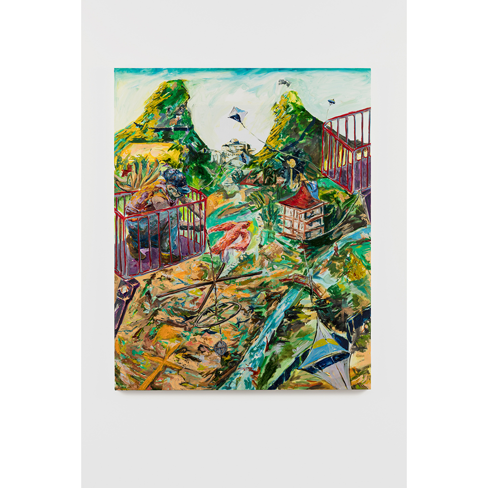 <a href="https://www.ueshima-collection.com/artist-list/17" style="color:inherit">寺本明志</a> / <a href="https://www.ueshima-collection.com/artist-list/17" style="color:inherit">AKASHI TERAMOTO</a>:Patio -山のある風景- / Patio -with mountains-