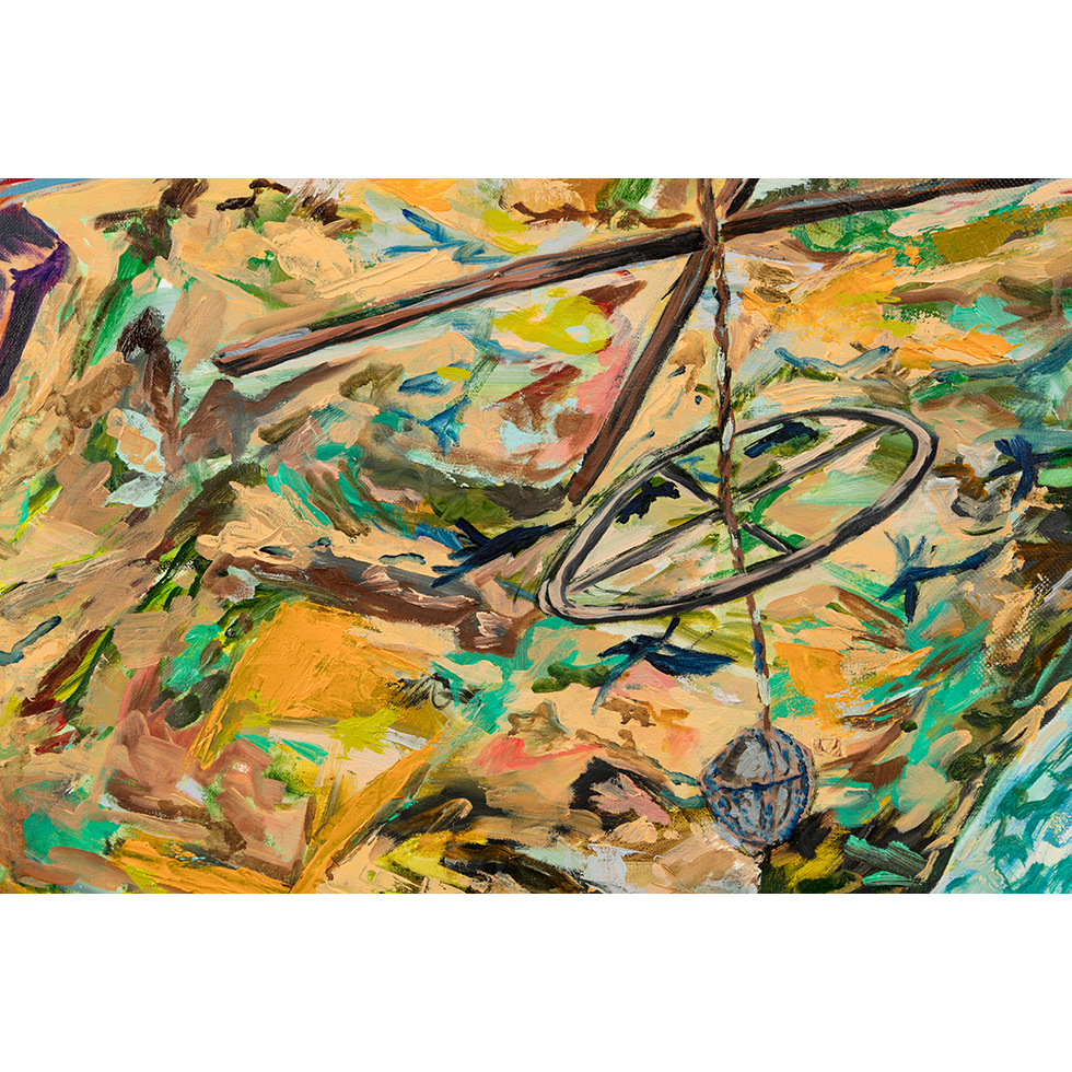 <a href="https://www.ueshima-collection.com/artist-list/17" style="color:inherit">寺本明志</a> / <a href="https://www.ueshima-collection.com/artist-list/17" style="color:inherit">AKASHI TERAMOTO</a>:Patio -山のある風景- / Patio -with mountains-