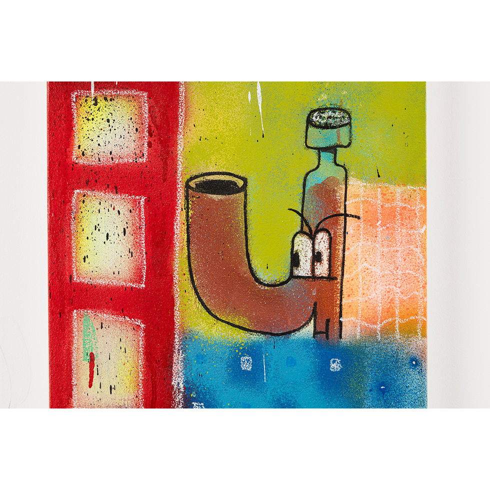 <a href="https://www.ueshima-collection.com/en/artist-list/23" style="color:inherit">DIEGO</a>:Red Ladder, Long nose