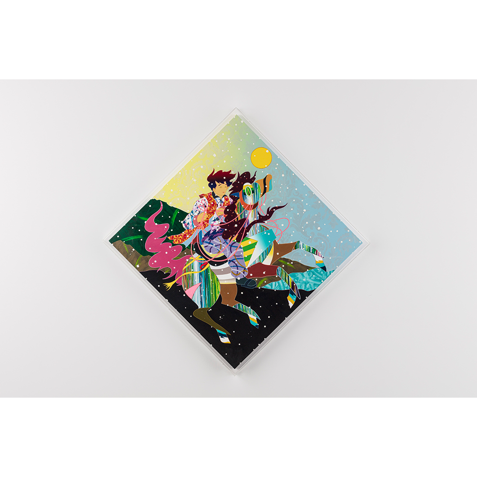 <a href="https://www.ueshima-collection.com/artist-list/81" style="color:inherit">松山智一</a> / <a href="https://www.ueshima-collection.com/artist-list/81" style="color:inherit">TOMOKAZU MATSUYAMA</a>:New Dawn Addiction
