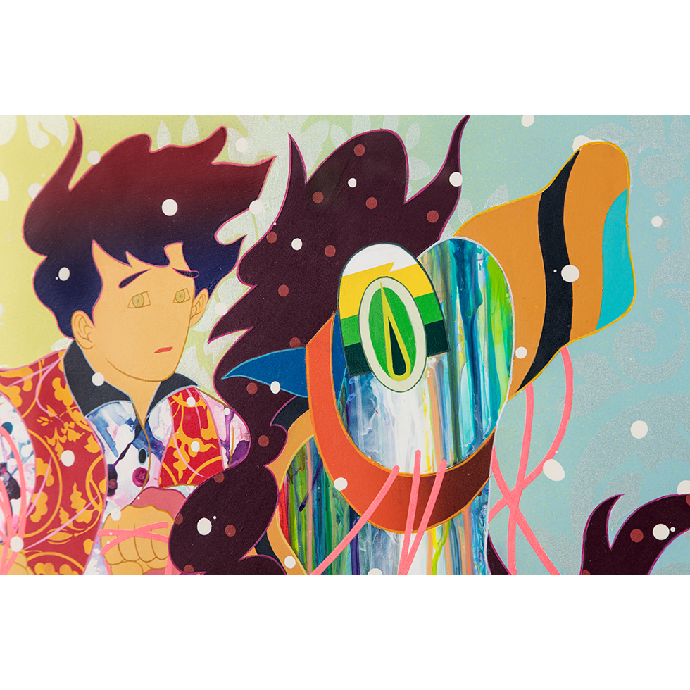<a href="https://www.ueshima-collection.com/artist-list/81" style="color:inherit">松山智一</a> / <a href="https://www.ueshima-collection.com/artist-list/81" style="color:inherit">TOMOKAZU MATSUYAMA</a>:New Dawn Addiction