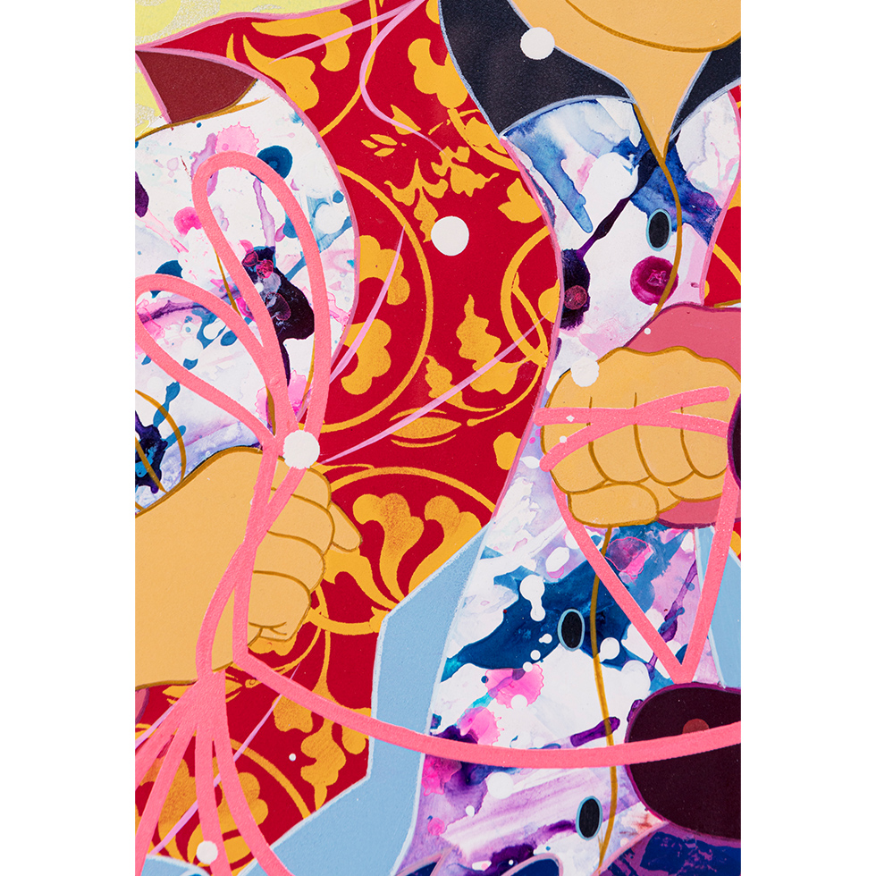 <a href="https://www.ueshima-collection.com/artist-list/81" style="color:inherit">松山智一</a> / <a href="https://www.ueshima-collection.com/artist-list/81" style="color:inherit">TOMOKAZU MATSUYAMA</a>:New Dawn Addiction