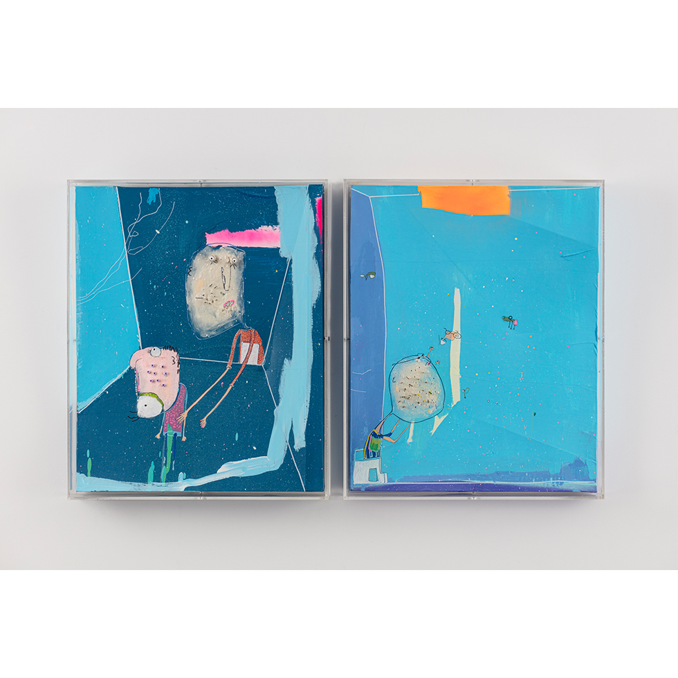 <a href="https://www.ueshima-collection.com/artist-list/16" style="color:inherit">RAFA MACARRON</a>:Historias Cotidianas (two Works)