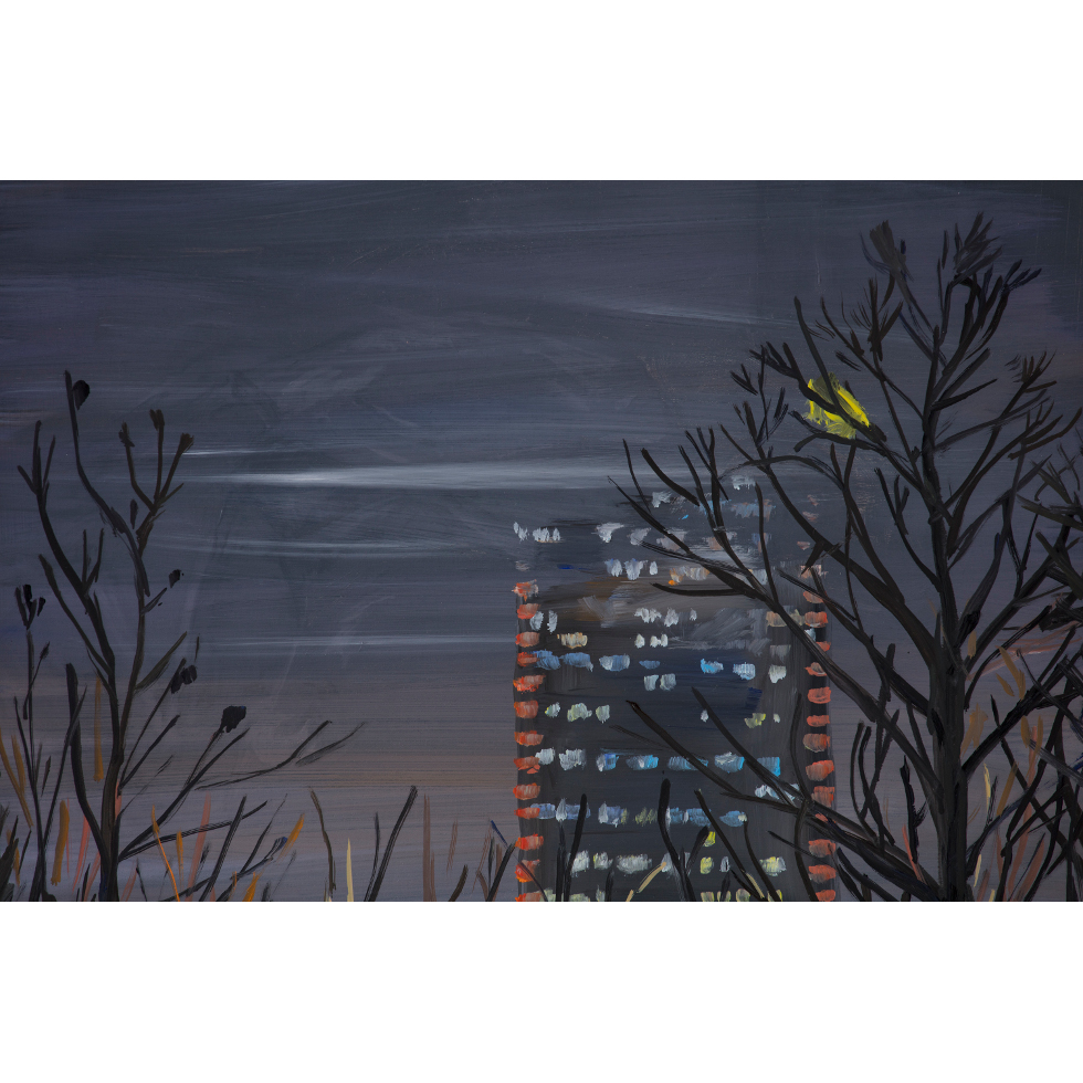 <a href="https://www.ueshima-collection.com/en/artist-list/13" style="color:inherit">JEAN-PHILIPPE DELHOMME</a>:Building in Fog