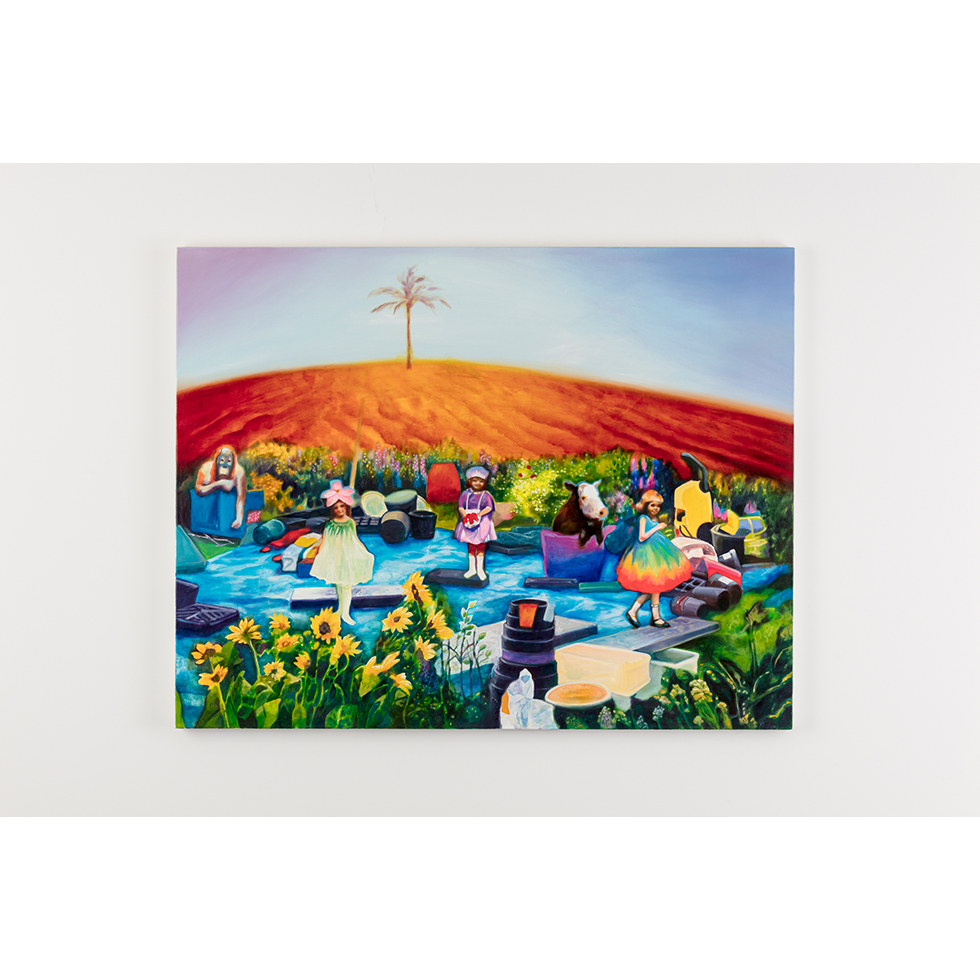 <a href="https://www.ueshima-collection.com/artist-list/98" style="color:inherit">今津景</a> / <a href="https://www.ueshima-collection.com/artist-list/98" style="color:inherit">KEI IMAZU</a>:Orange Desert on Blue Sheet