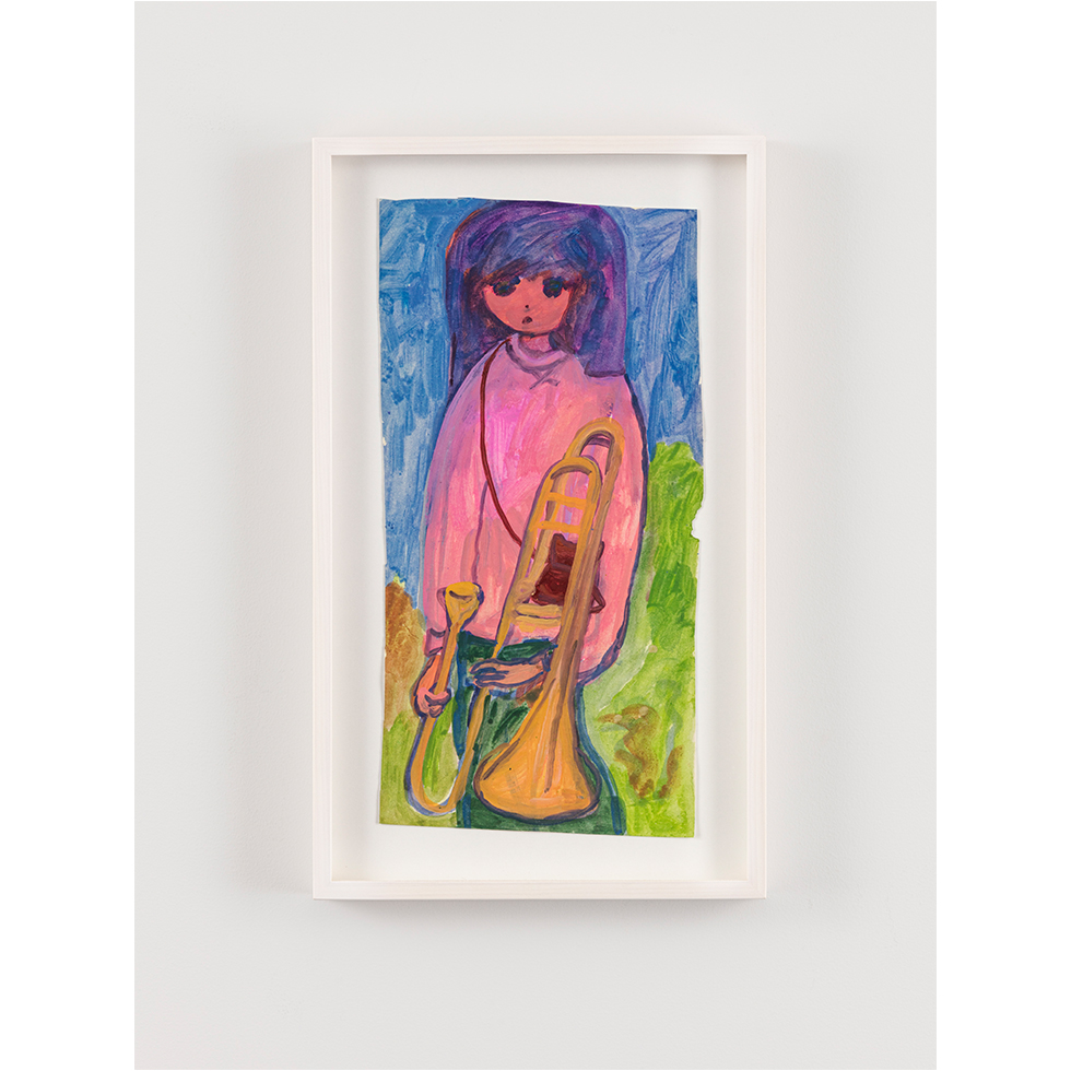 <a href="https://www.ueshima-collection.com/artist-list/132" style="color:inherit">工藤麻紀子</a> / <a href="https://www.ueshima-collection.com/artist-list/132" style="color:inherit">MAKIKO KUDO</a>:謎の楽器を手に入れた / I Got a Mysterious Instrument