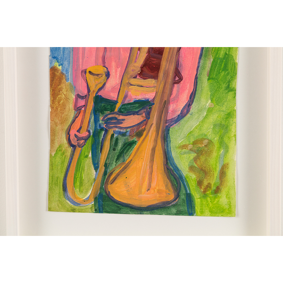 <a href="https://www.ueshima-collection.com/artist-list/132" style="color:inherit">工藤麻紀子</a> / <a href="https://www.ueshima-collection.com/artist-list/132" style="color:inherit">MAKIKO KUDO</a>:謎の楽器を手に入れた / I Got a Mysterious Instrument
