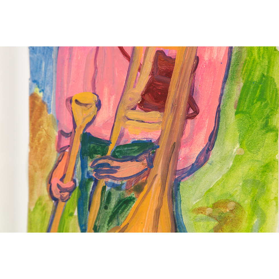 <a href="https://www.ueshima-collection.com/artist-list/132" style="color:inherit">工藤麻紀子</a> / <a href="https://www.ueshima-collection.com/artist-list/132" style="color:inherit">MAKIKO KUDO</a>:謎の楽器を手に入れた / I Got a Mysterious Instrument