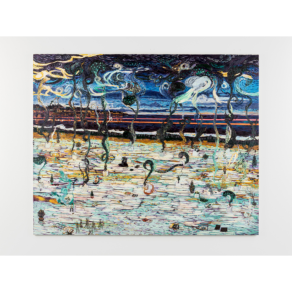 <a href="https://www.ueshima-collection.com/artist-list/193" style="color:inherit">桑久保徹</a> / <a href="https://www.ueshima-collection.com/artist-list/193" style="color:inherit">TORU KUWAKUBO</a>:夜のうず / Night Swirl