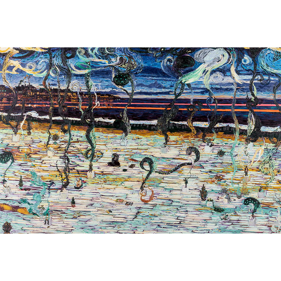 <a href="https://www.ueshima-collection.com/artist-list/193" style="color:inherit">桑久保徹</a> / <a href="https://www.ueshima-collection.com/artist-list/193" style="color:inherit">TORU KUWAKUBO</a>:夜のうず / Night Swirl