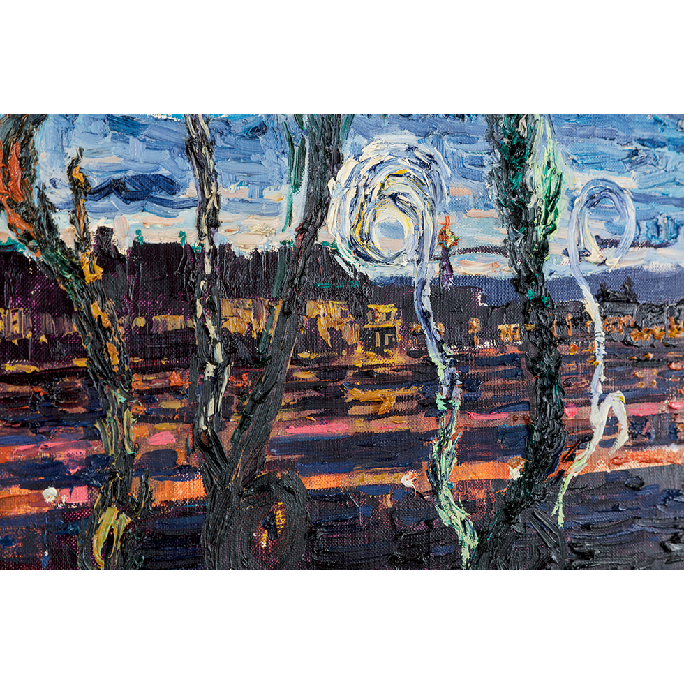 <a href="https://www.ueshima-collection.com/artist-list/193" style="color:inherit">桑久保徹</a> / <a href="https://www.ueshima-collection.com/artist-list/193" style="color:inherit">TORU KUWAKUBO</a>:夜のうず / Night Swirl
