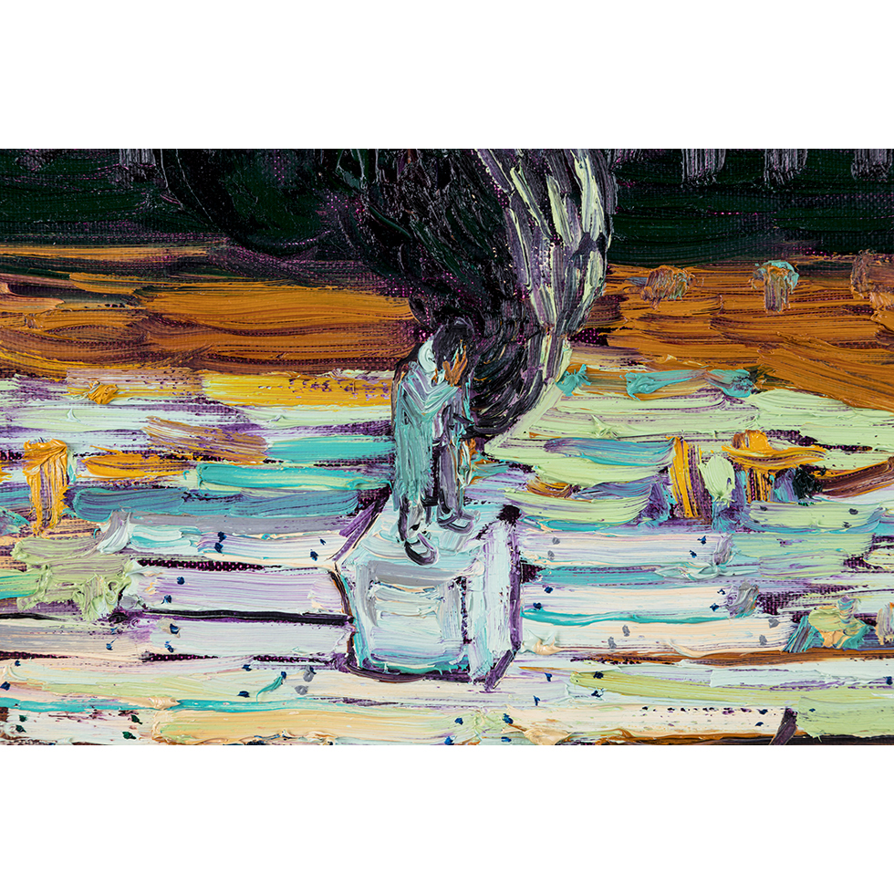 <a href="https://www.ueshima-collection.com/artist-list/193" style="color:inherit">桑久保徹</a> / <a href="https://www.ueshima-collection.com/artist-list/193" style="color:inherit">TORU KUWAKUBO</a>:夜のうず / Night Swirl