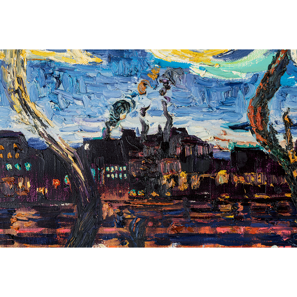 <a href="https://www.ueshima-collection.com/artist-list/193" style="color:inherit">桑久保徹</a> / <a href="https://www.ueshima-collection.com/artist-list/193" style="color:inherit">TORU KUWAKUBO</a>:夜のうず / Night Swirl