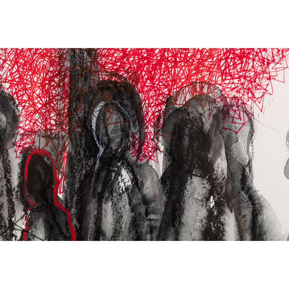 <a href="https://www.ueshima-collection.com/artist-list/90" style="color:inherit">塩田千春</a> / <a href="https://www.ueshima-collection.com/artist-list/90" style="color:inherit">CHIHARU SHIOTA</a>:上海での隔離 / Quarantine in Shanghai