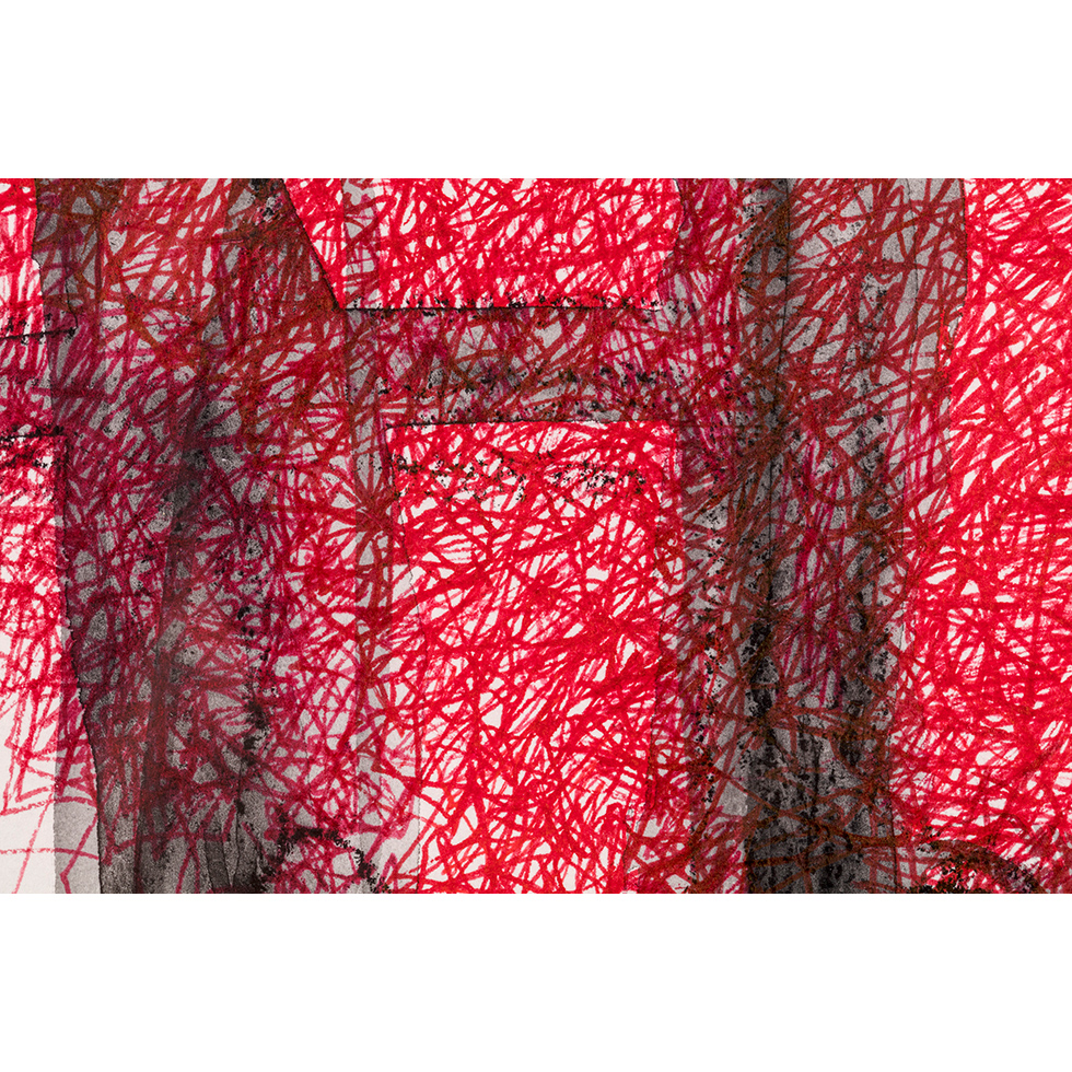 <a href="https://www.ueshima-collection.com/artist-list/90" style="color:inherit">塩田千春</a> / <a href="https://www.ueshima-collection.com/artist-list/90" style="color:inherit">CHIHARU SHIOTA</a>:上海での隔離 / Quarantine in Shanghai