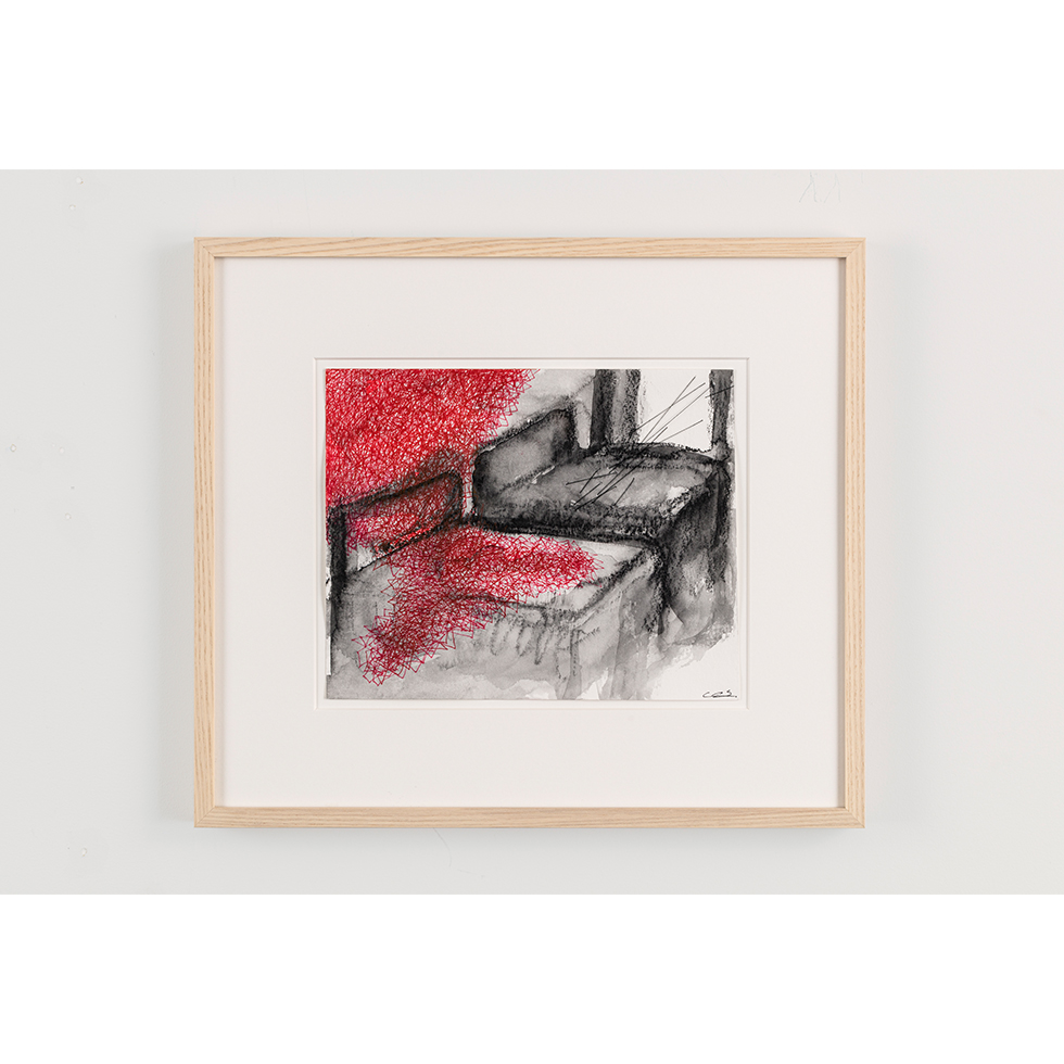 <a href="https://www.ueshima-collection.com/artist-list/90" style="color:inherit">塩田千春</a> / <a href="https://www.ueshima-collection.com/artist-list/90" style="color:inherit">CHIHARU SHIOTA</a>:上海での隔離 / Quarantine in Shanghai