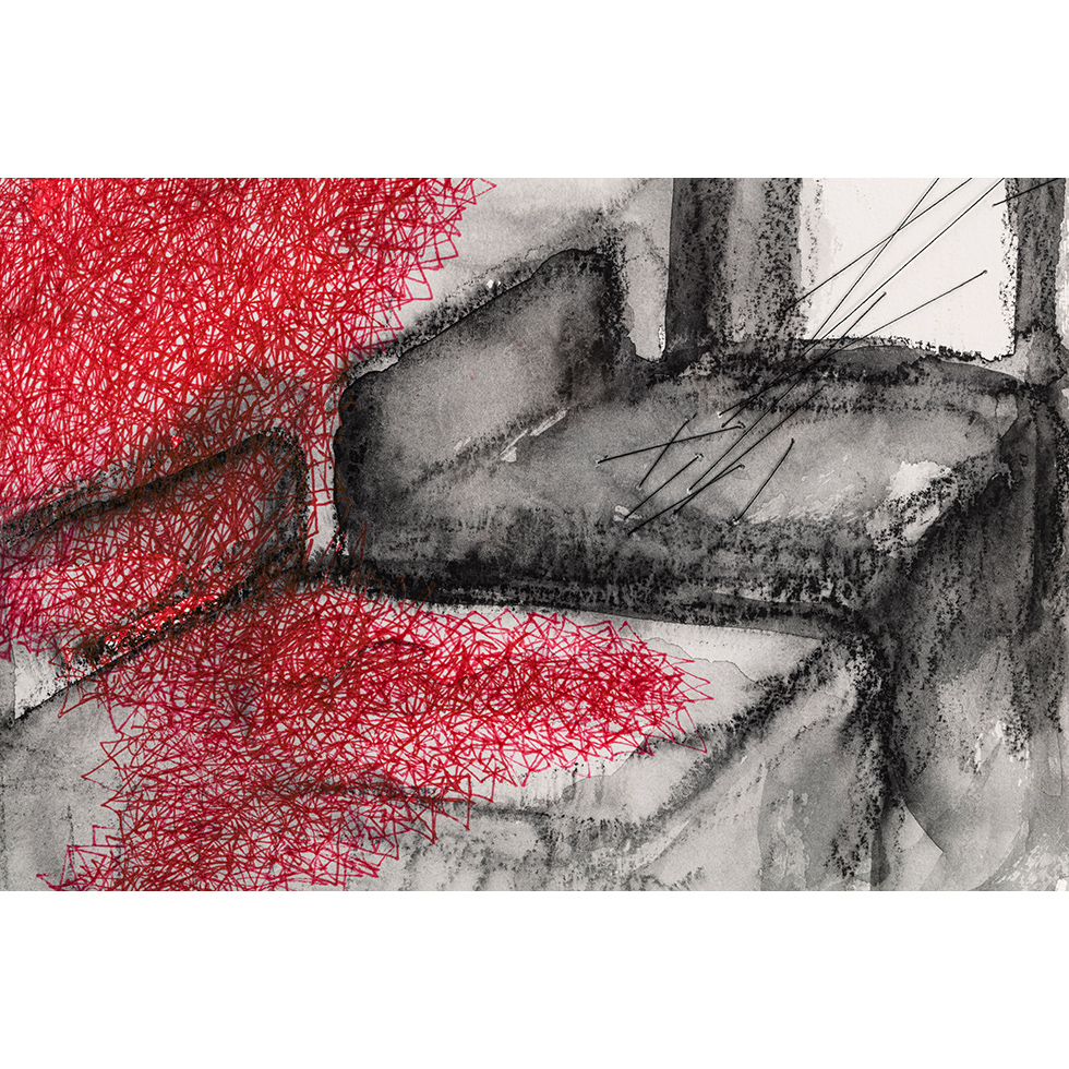<a href="https://www.ueshima-collection.com/artist-list/90" style="color:inherit">塩田千春</a> / <a href="https://www.ueshima-collection.com/artist-list/90" style="color:inherit">CHIHARU SHIOTA</a>:上海での隔離 / Quarantine in Shanghai