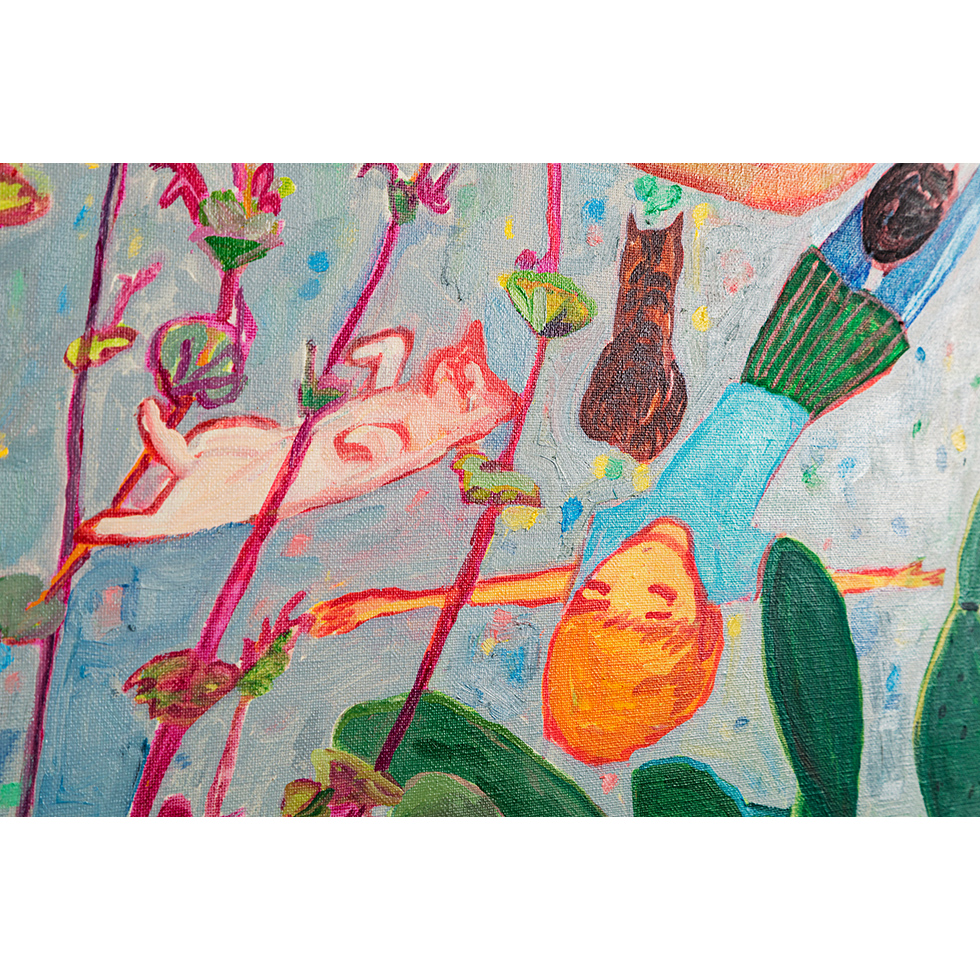 <a href="https://www.ueshima-collection.com/en/artist-list/132" style="color:inherit">MAKIKO KUDO</a>:熱いアスファルトにねころがるのも好きだったけれど / I Also liked Lying Down on the Hot Pavement