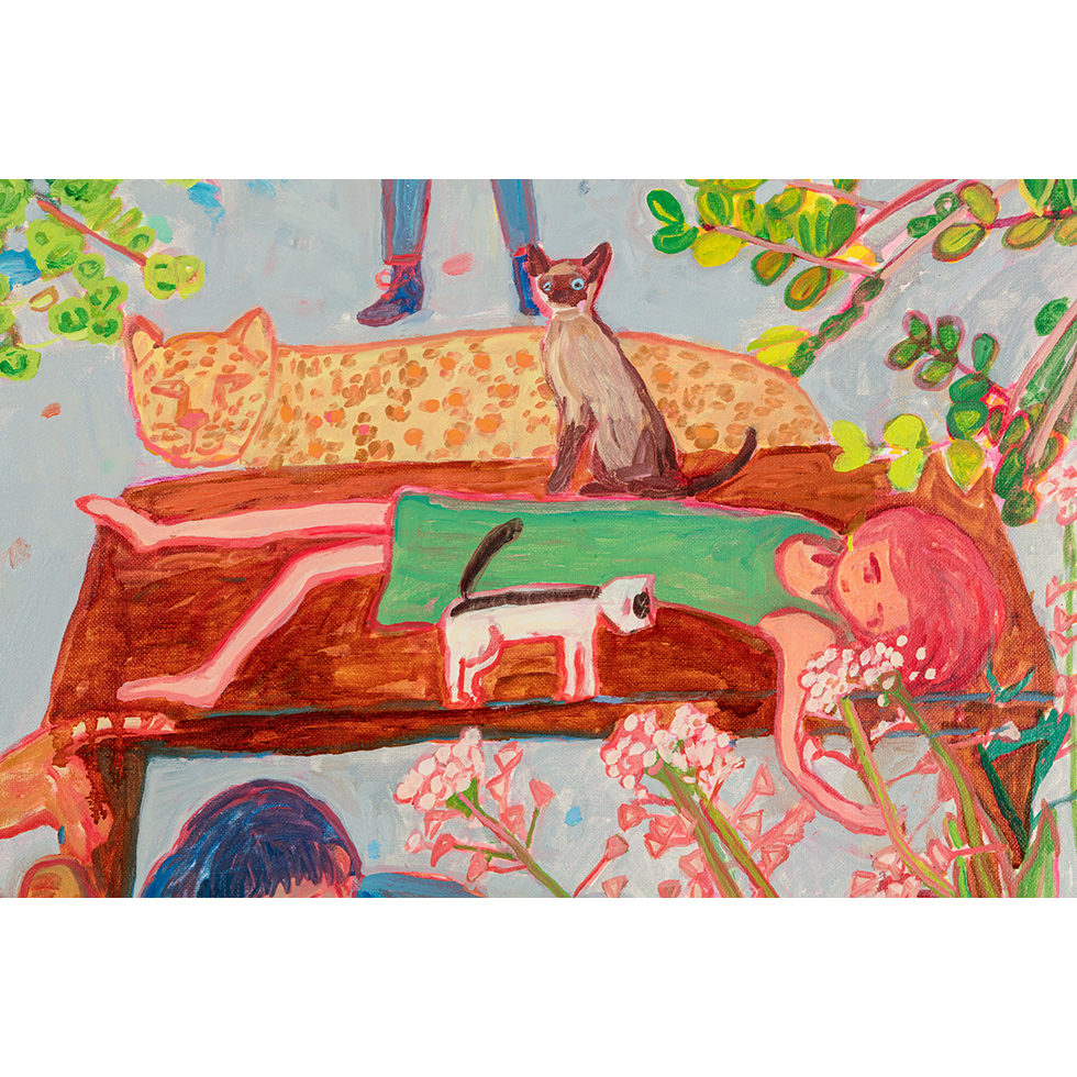 <a href="https://www.ueshima-collection.com/en/artist-list/132" style="color:inherit">MAKIKO KUDO</a>:熱いアスファルトにねころがるのも好きだったけれど / I Also liked Lying Down on the Hot Pavement