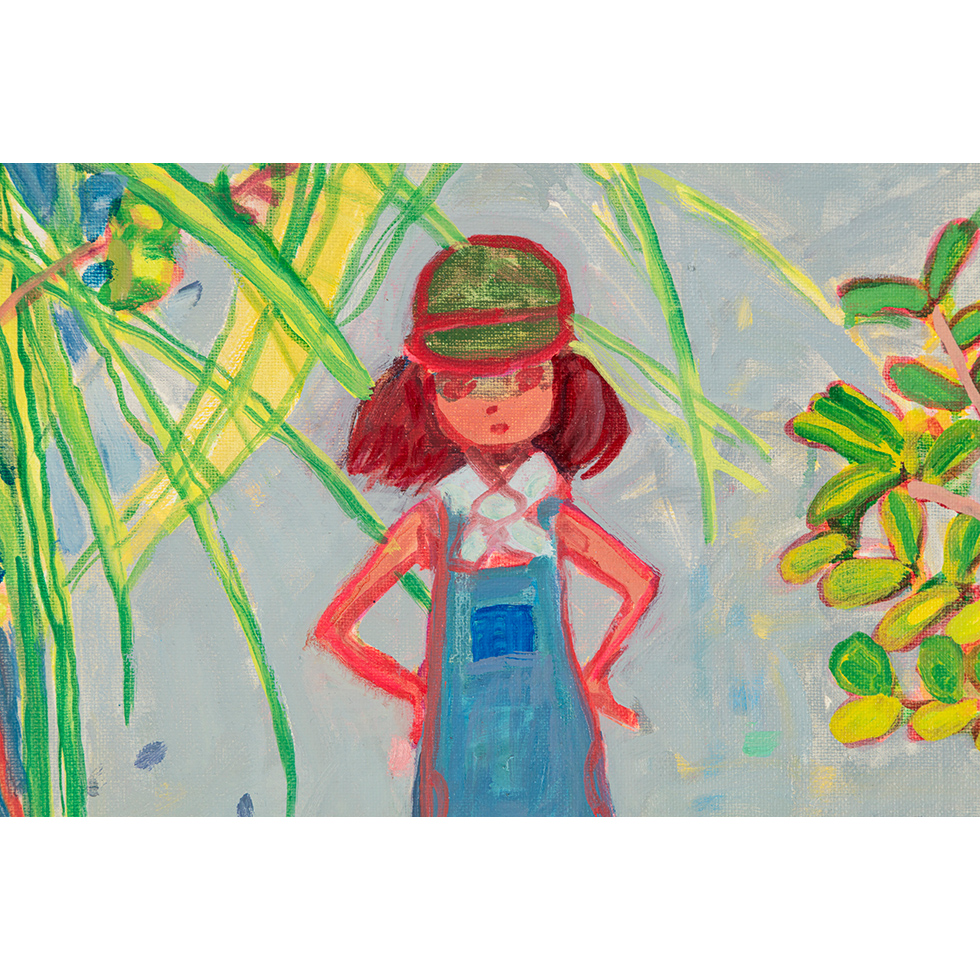 <a href="https://www.ueshima-collection.com/en/artist-list/132" style="color:inherit">MAKIKO KUDO</a>:熱いアスファルトにねころがるのも好きだったけれど / I Also liked Lying Down on the Hot Pavement