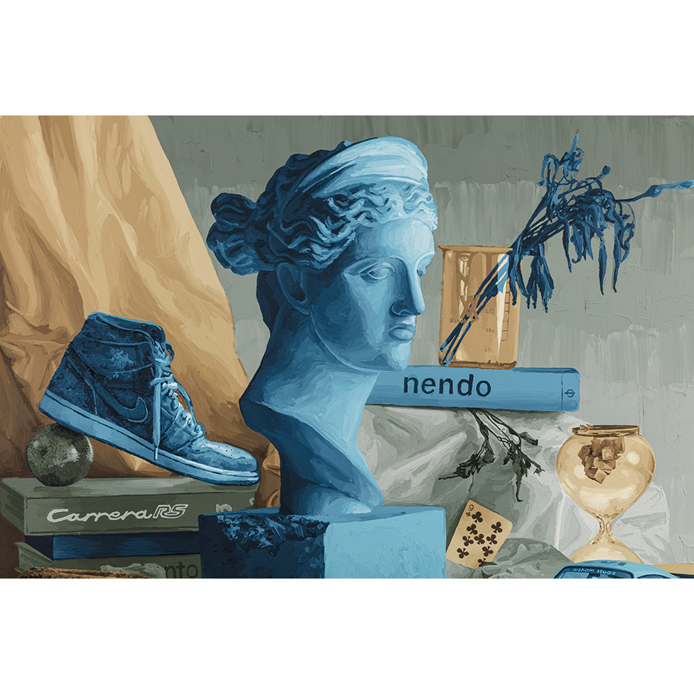 <a href="https://www.ueshima-collection.com/artist-list/7" style="color:inherit">DANIEL ARSHAM</a>:Still Life with Eroded Bust of Diana the Huntress, Sneaker and Porsche