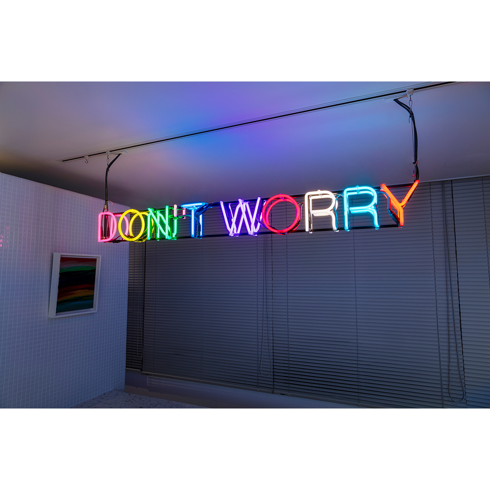 <a href="https://www.ueshima-collection.com/artist-list/93" style="color:inherit">MARTIN CREED</a>:Work No. 2204 (DON’T WORRY)