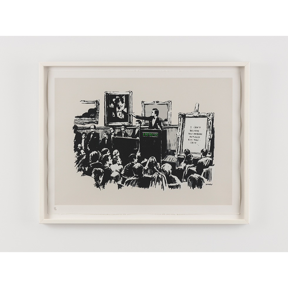 <a href="https://www.ueshima-collection.com/artist-list/3" style="color:inherit">BANKSY</a>:Morons
