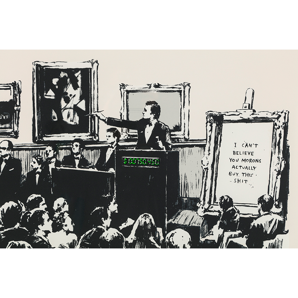 <a href="https://www.ueshima-collection.com/artist-list/3" style="color:inherit">BANKSY</a>:Morons