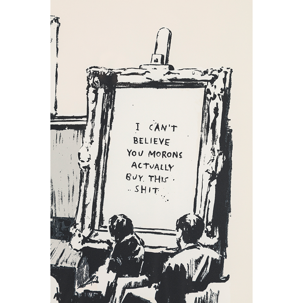 <a href="https://www.ueshima-collection.com/artist-list/3" style="color:inherit">BANKSY</a>:Morons