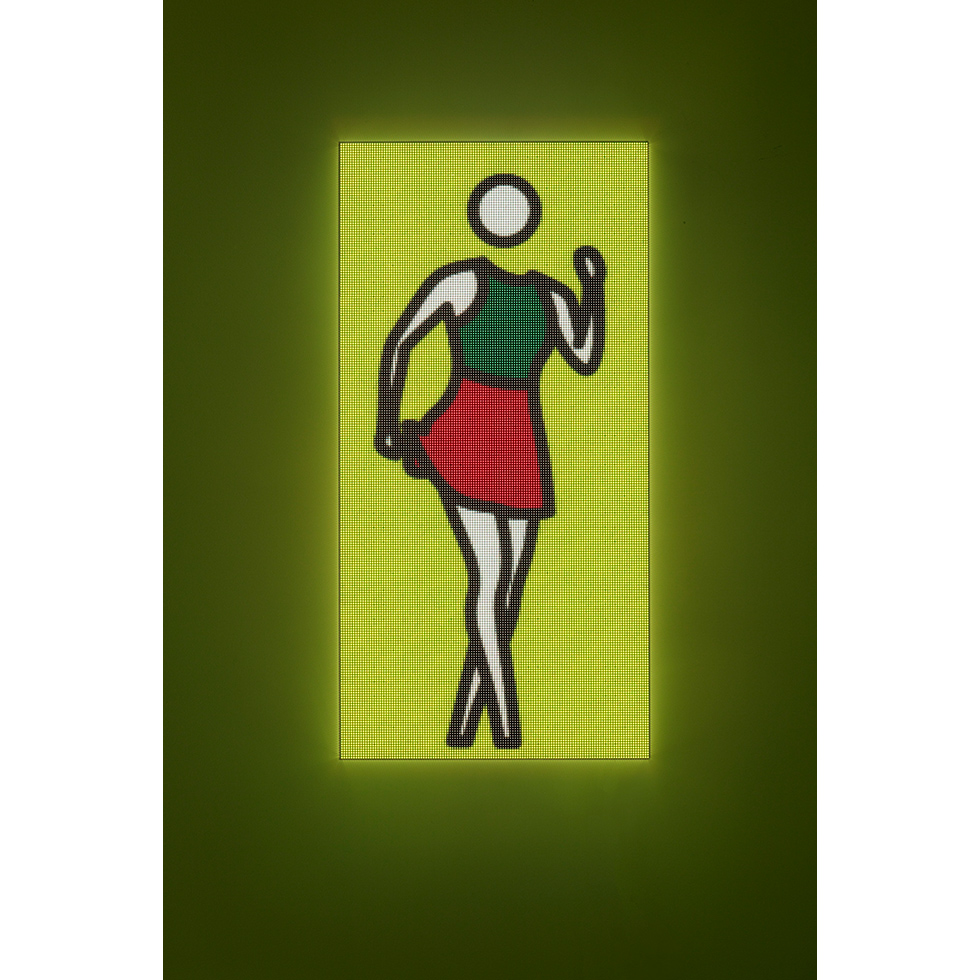 <a href="https://www.ueshima-collection.com/artist-list/6" style="color:inherit">JULIAN OPIE</a>:Dance 3 figure 1.