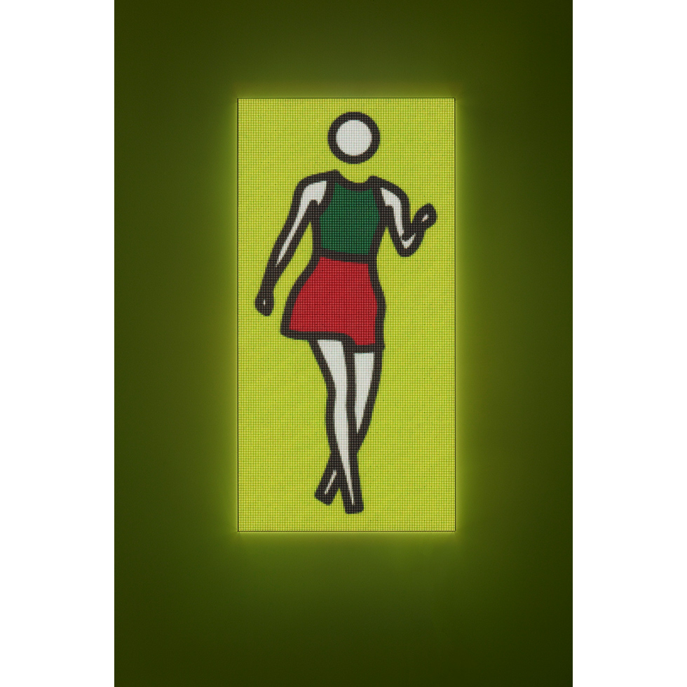 <a href="https://www.ueshima-collection.com/artist-list/6" style="color:inherit">JULIAN OPIE</a>:Dance 3 figure 1.