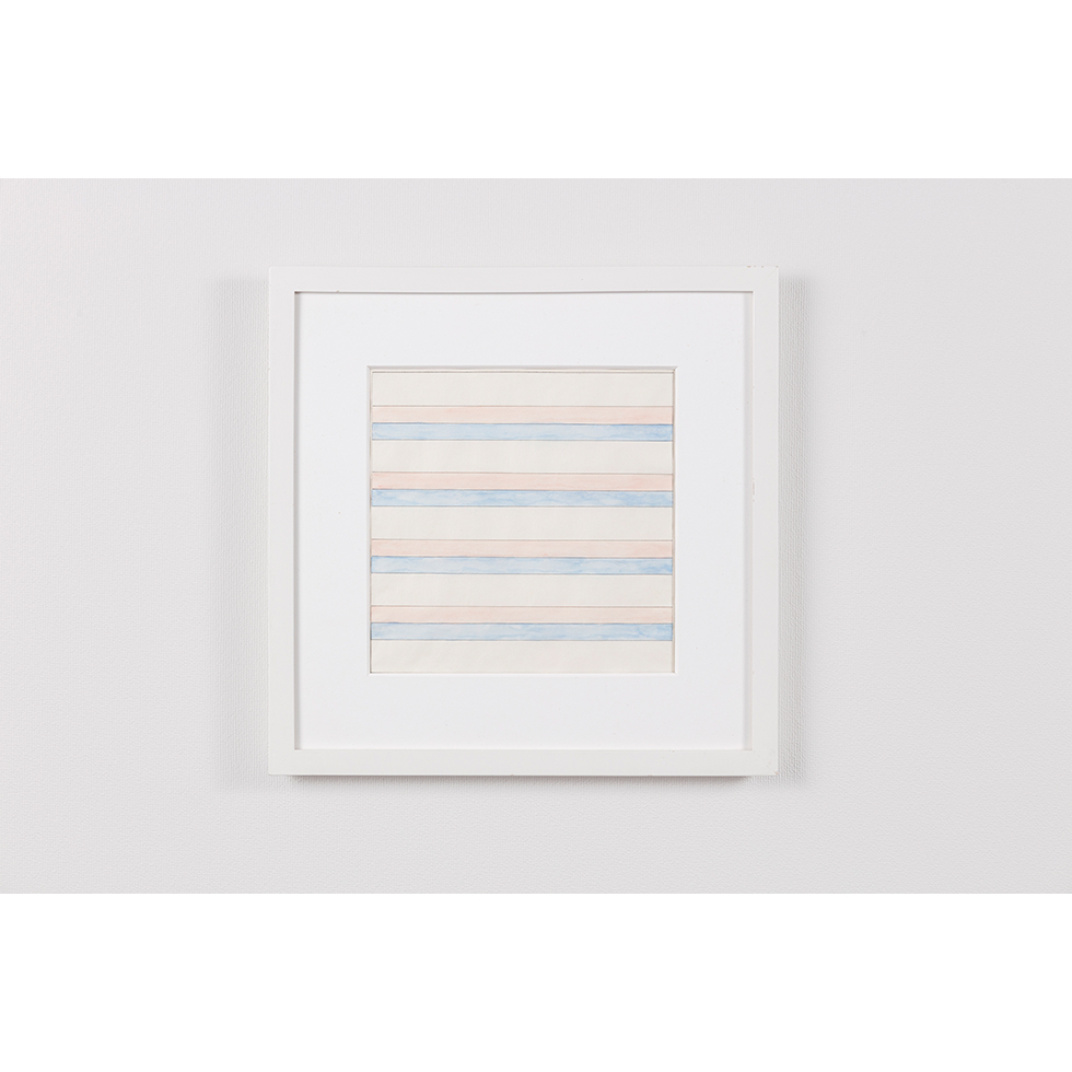 <a href="https://www.ueshima-collection.com/artist-list/144" style="color:inherit">AGNES MARTIN</a>:untitled