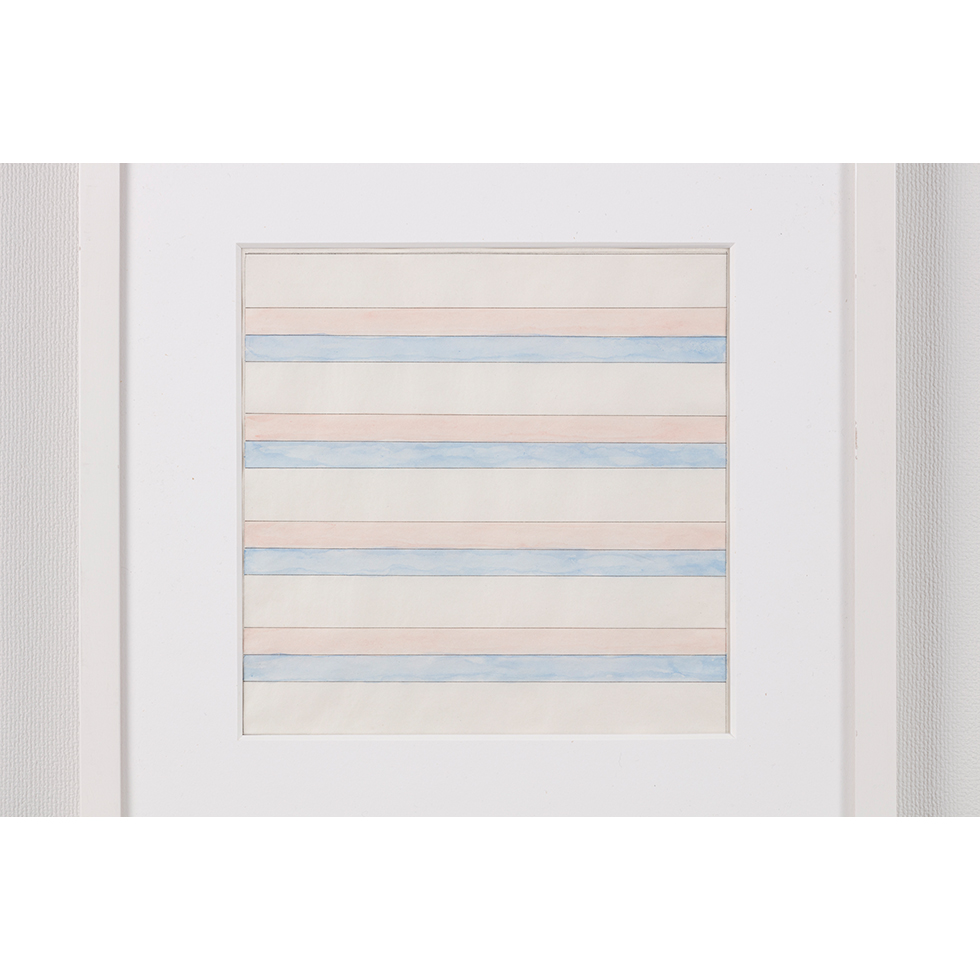 <a href="https://www.ueshima-collection.com/artist-list/144" style="color:inherit">AGNES MARTIN</a>:untitled