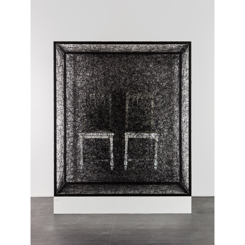 <a href="https://www.ueshima-collection.com/artist-list/90" style="color:inherit">塩田千春</a> / <a href="https://www.ueshima-collection.com/artist-list/90" style="color:inherit">CHIHARU SHIOTA</a>:State of Being (Two Chairs)