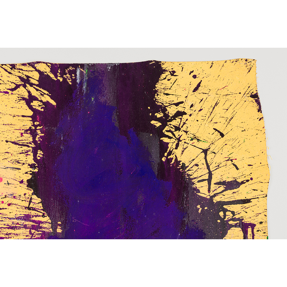 <a href="https://www.ueshima-collection.com/artist-list/156" style="color:inherit">篠原有司男</a> / <a href="https://www.ueshima-collection.com/artist-list/156" style="color:inherit">USHIO SHINOHARA</a>:pink and purple on pastel yellow