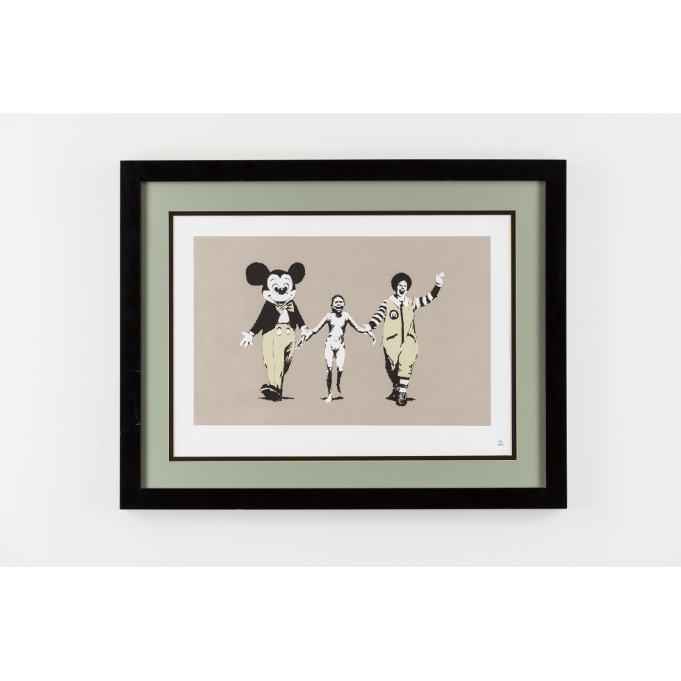 <a href="https://www.ueshima-collection.com/artist-list/3" style="color:inherit">BANKSY</a>:Napalm