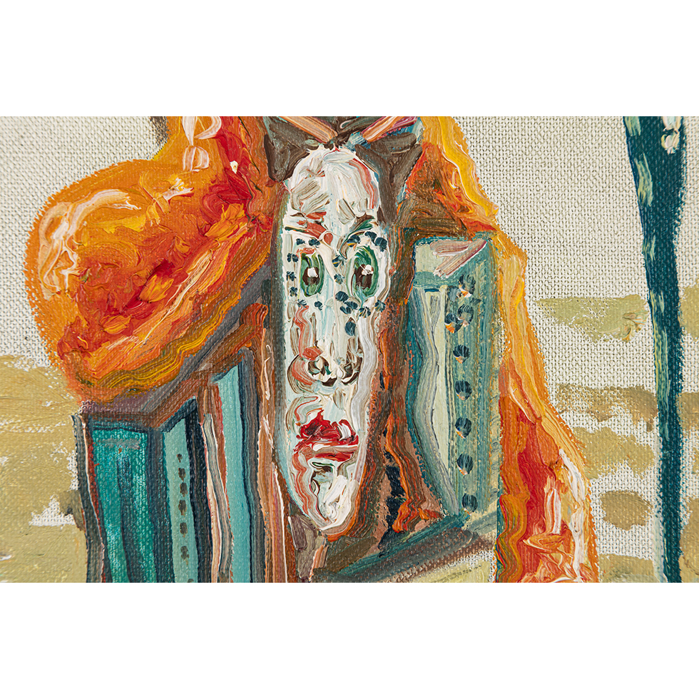 <a href="https://www.ueshima-collection.com/artist-list/265" style="color:inherit">GEORGE CONDO</a>:untitled