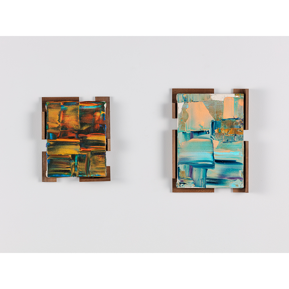 <a href="https://www.ueshima-collection.com/artist-list/157" style="color:inherit">岡﨑乾二郎</a> / <a href="https://www.ueshima-collection.com/artist-list/157" style="color:inherit">KENJIRO OKAZAKI</a>:月花 (Ipomoea alba) / No idea why I was going there / あるいは空中の椰子果 あお空の奥か (le bleu du ciel) / Seen with an ideal, Out the window / きたいの中に溶ける魚