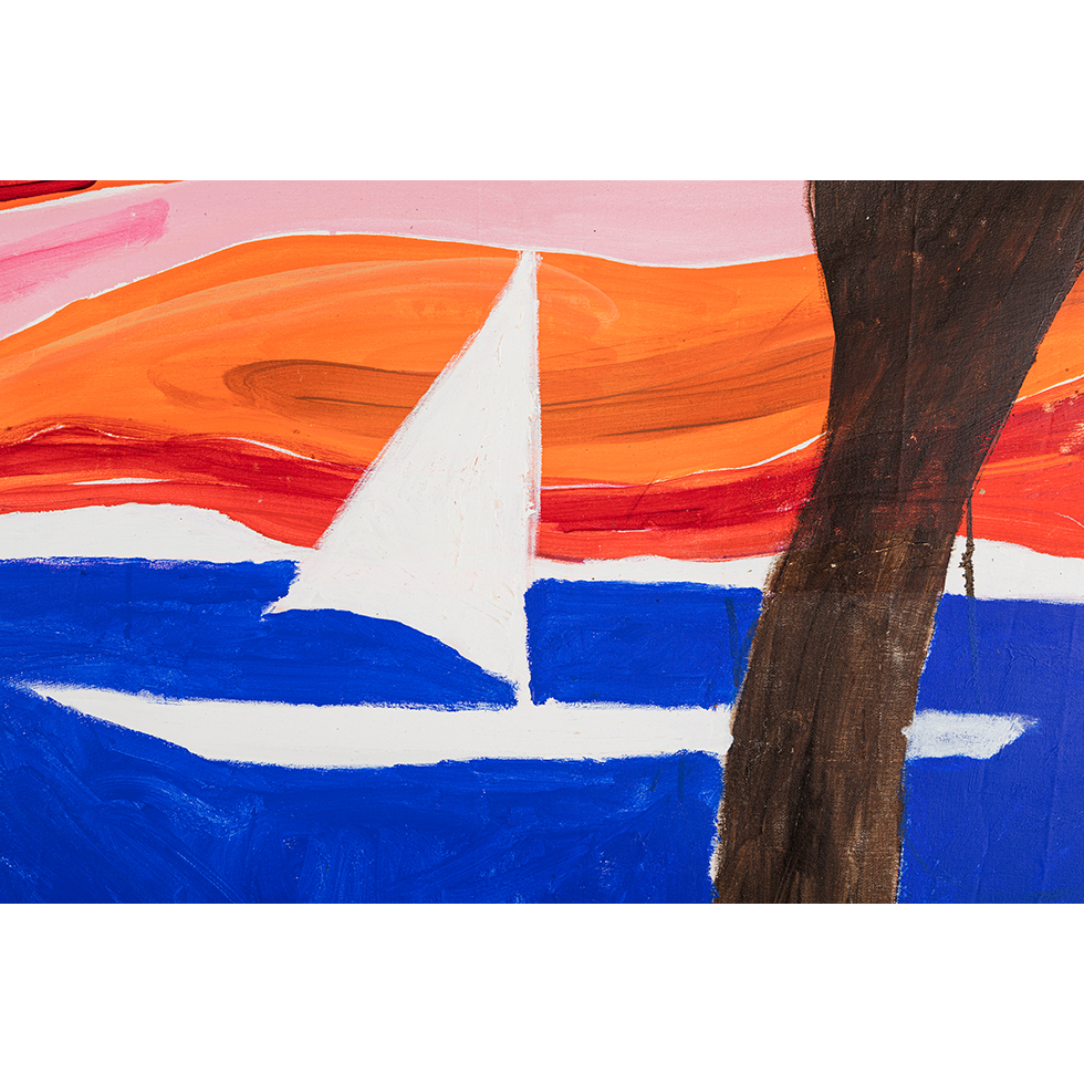 <a href="https://www.ueshima-collection.com/artist-list/313" style="color:inherit">GIDEON APPAH</a>:Bathers in a warm afternoon