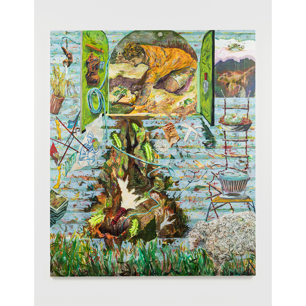 <a href="https://www.ueshima-collection.com/artist-list/17" style="color:inherit">寺本明志</a> / <a href="https://www.ueshima-collection.com/artist-list/17" style="color:inherit">AKASHI TERAMOTO</a>:Patio - 穴を掘る人- / Patio -Person digging the hole-