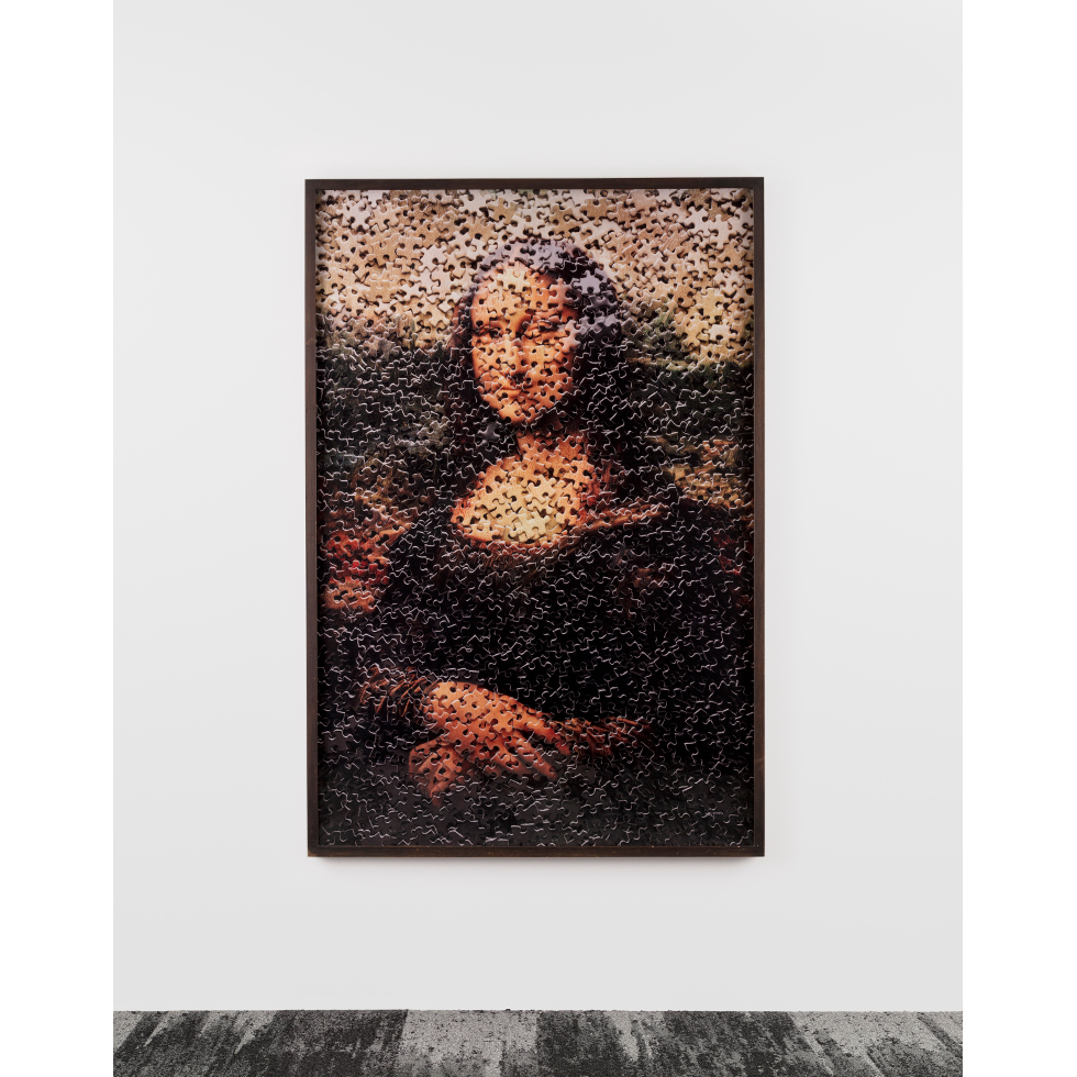 <a href="https://www.ueshima-collection.com/artist-list/43" style="color:inherit">VIK MUNIZ</a>:Mona Lisa, after Leonardo da Vinci from Gordian Puzzles