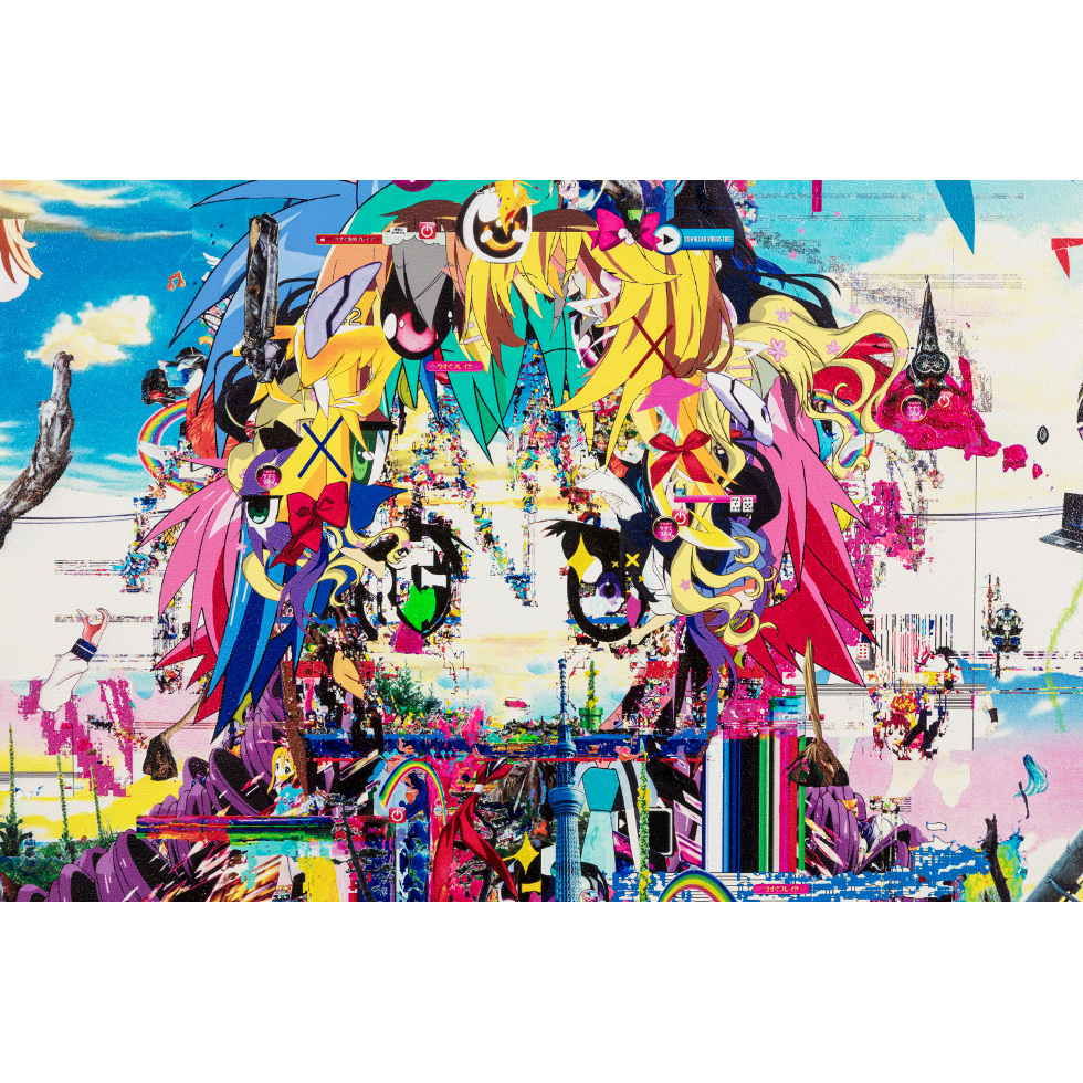 <a href="https://www.ueshima-collection.com/artist-list/36" style="color:inherit">梅沢和木</a> / <a href="https://www.ueshima-collection.com/artist-list/36" style="color:inherit">KAZUKI UMEZAWA</a>:キャラと瓦礫の理想郷