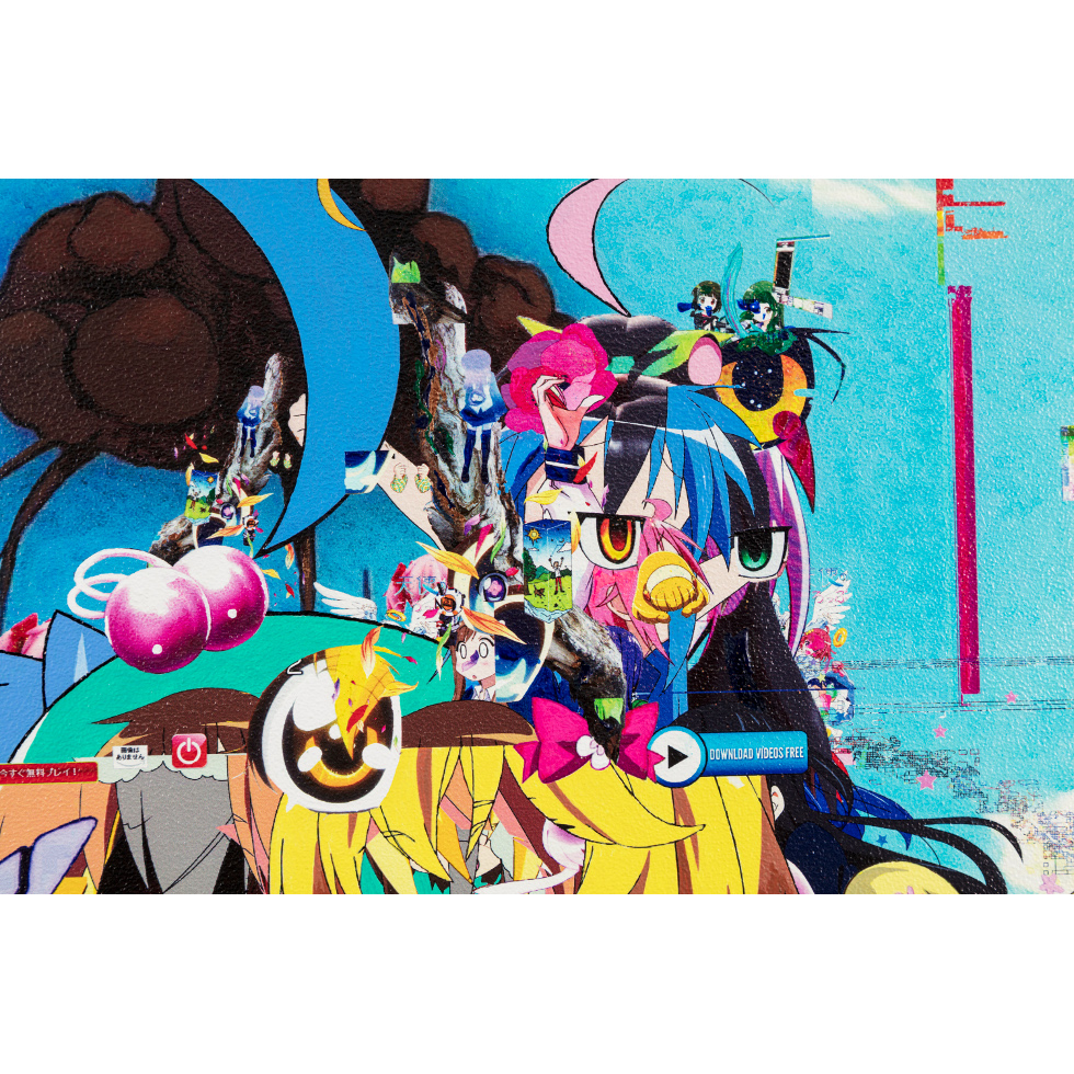 <a href="https://www.ueshima-collection.com/artist-list/36" style="color:inherit">梅沢和木</a> / <a href="https://www.ueshima-collection.com/artist-list/36" style="color:inherit">KAZUKI UMEZAWA</a>:キャラと瓦礫の理想郷