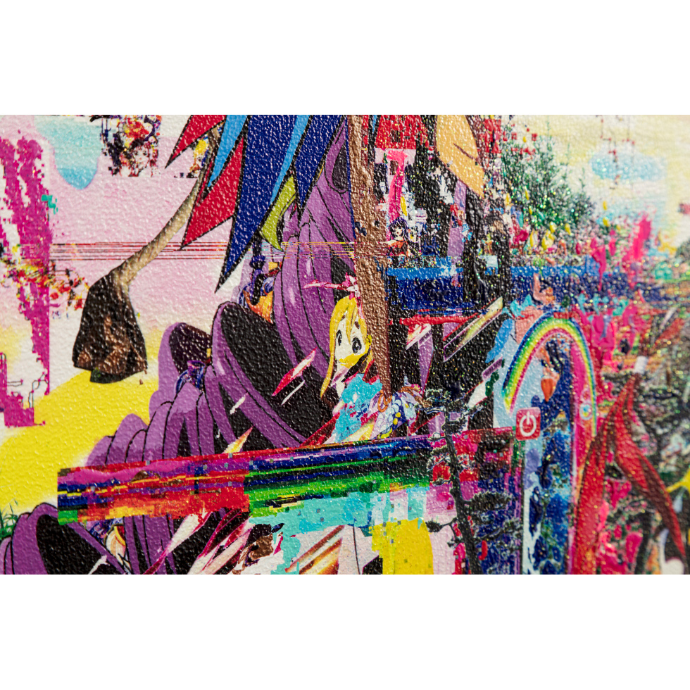 <a href="https://www.ueshima-collection.com/artist-list/36" style="color:inherit">梅沢和木</a> / <a href="https://www.ueshima-collection.com/artist-list/36" style="color:inherit">KAZUKI UMEZAWA</a>:キャラと瓦礫の理想郷