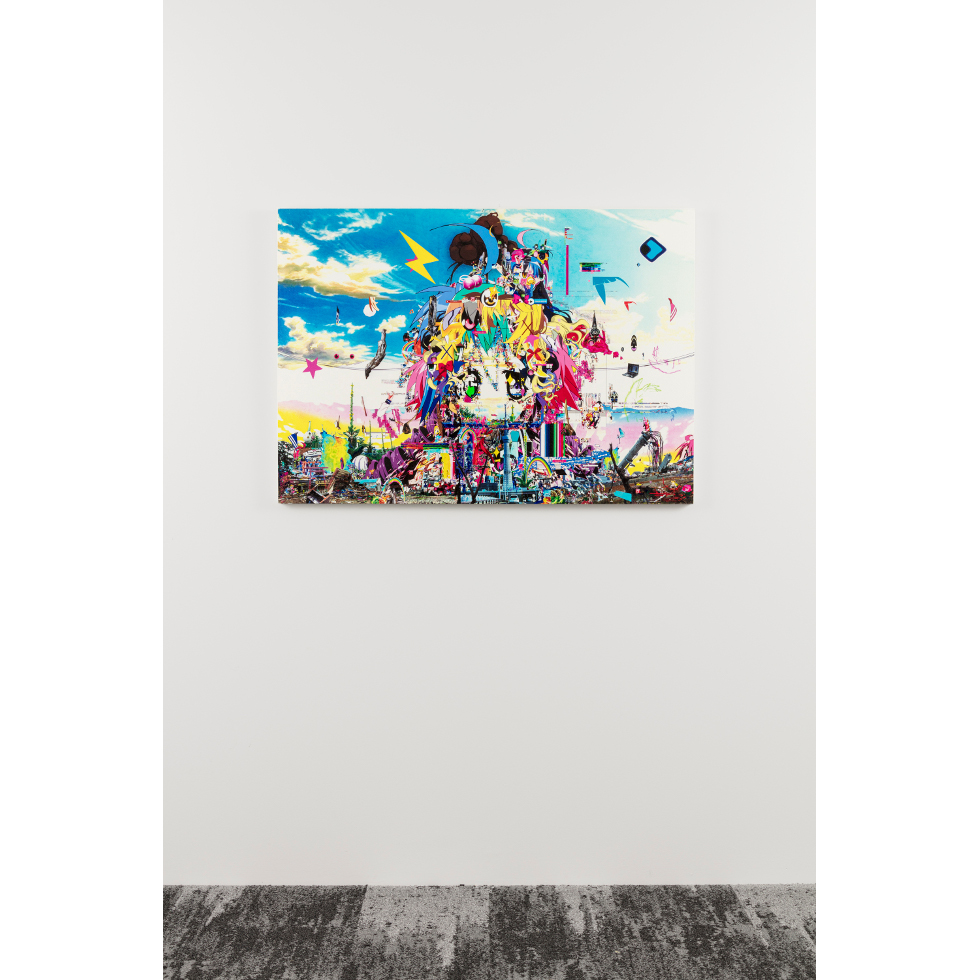 <a href="https://www.ueshima-collection.com/artist-list/36" style="color:inherit">梅沢和木</a> / <a href="https://www.ueshima-collection.com/artist-list/36" style="color:inherit">KAZUKI UMEZAWA</a>:キャラと瓦礫の理想郷